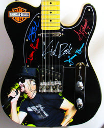 Kid Rock Autographed guitar - Zion Graphic Collectibles loading=