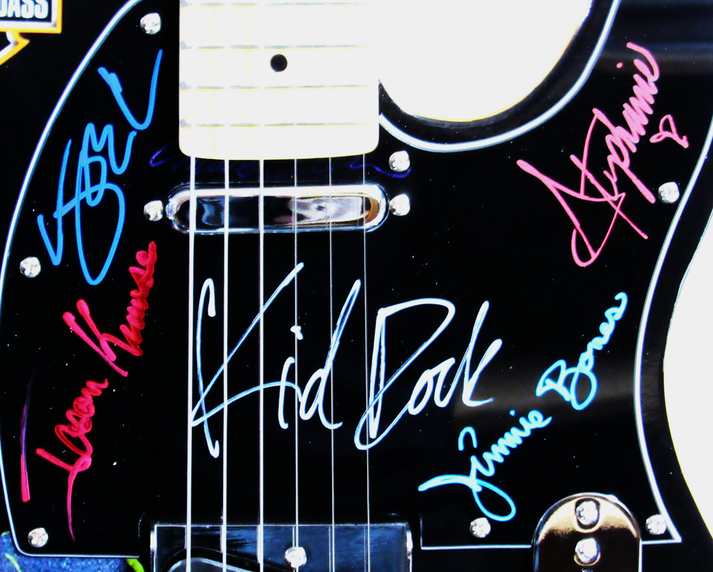 Kid Rock Autographed guitar - Zion Graphic Collectibles