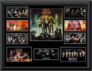 Kiss Autographed lp Love Gun