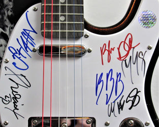 Linkin Park Autographed Guitar - Zion Graphic Collectibles