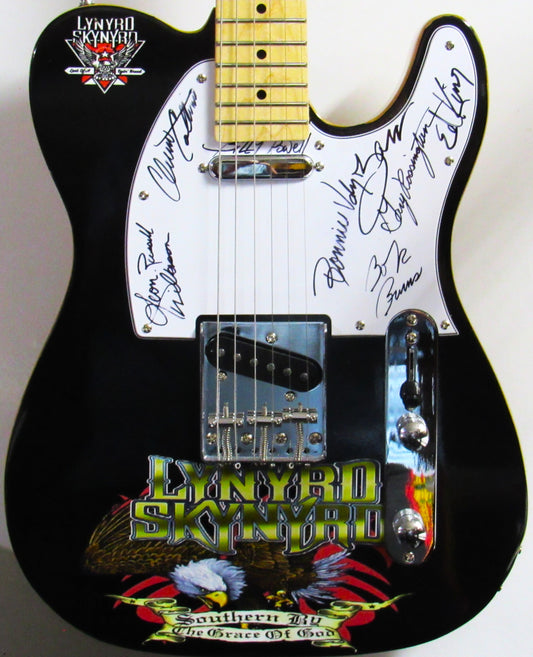 Lynyrd Skynyrd  Autographed Guitar