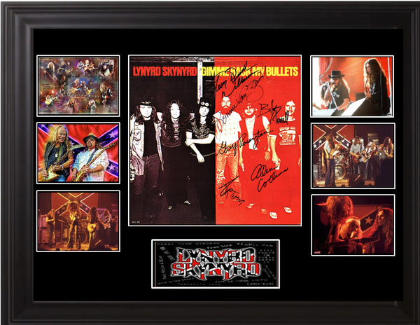 Lynyrd Skynyrd Band Signed Gimme Back My Bullets Album - Zion Graphic Collectibles
