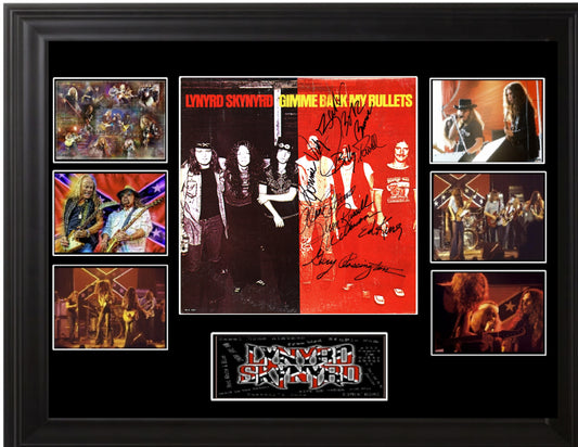 Lynyrd Skynyrd Band Signed Gimme Back My Bullets Album - Zion Graphic Collectibles
