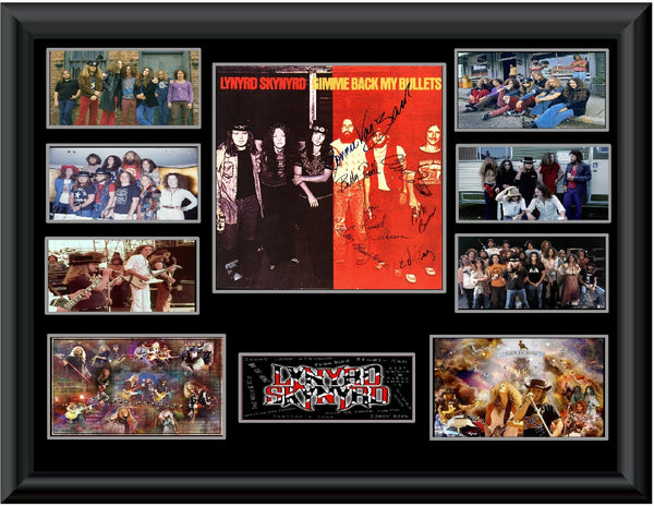 Lynyrd Skynyrd Band Signed Gimme Back My Bullets Album