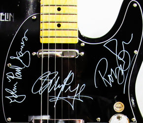 Led Zeppelin Autographed Custom Guitar loading=