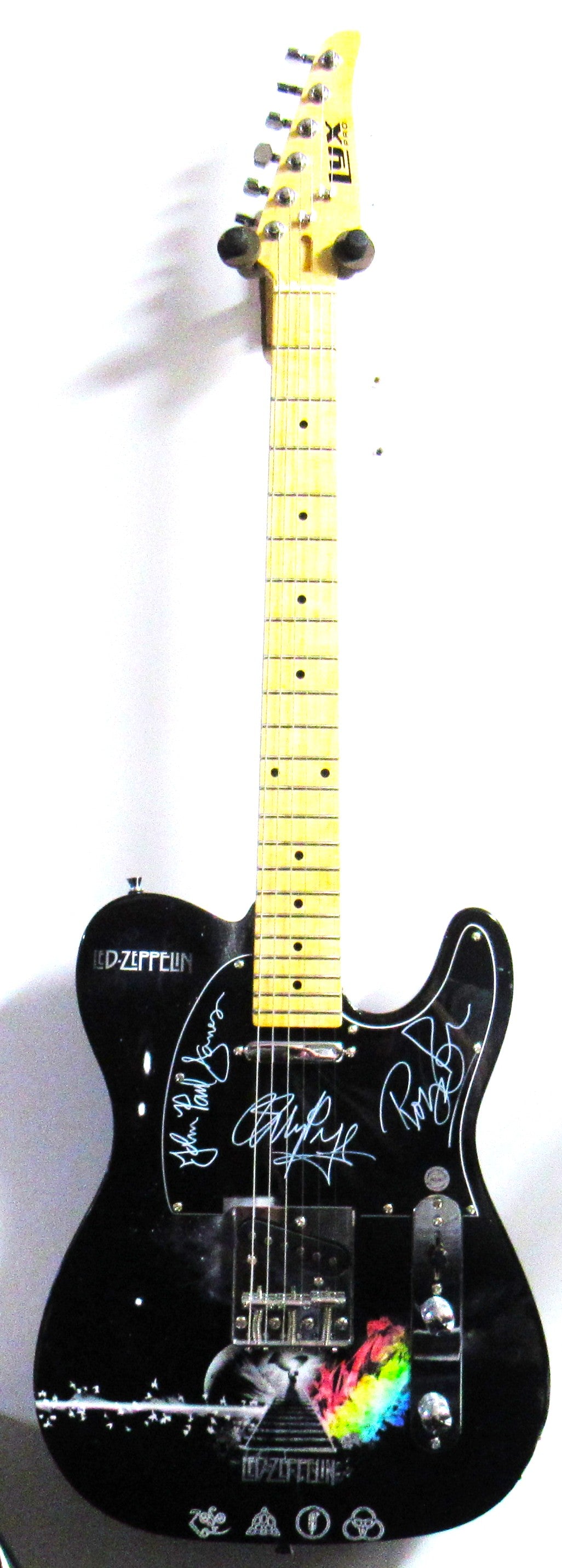 Led Zeppelin Autographed Custom Guitar
