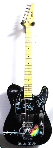 Led Zeppelin Autographed Custom Guitar