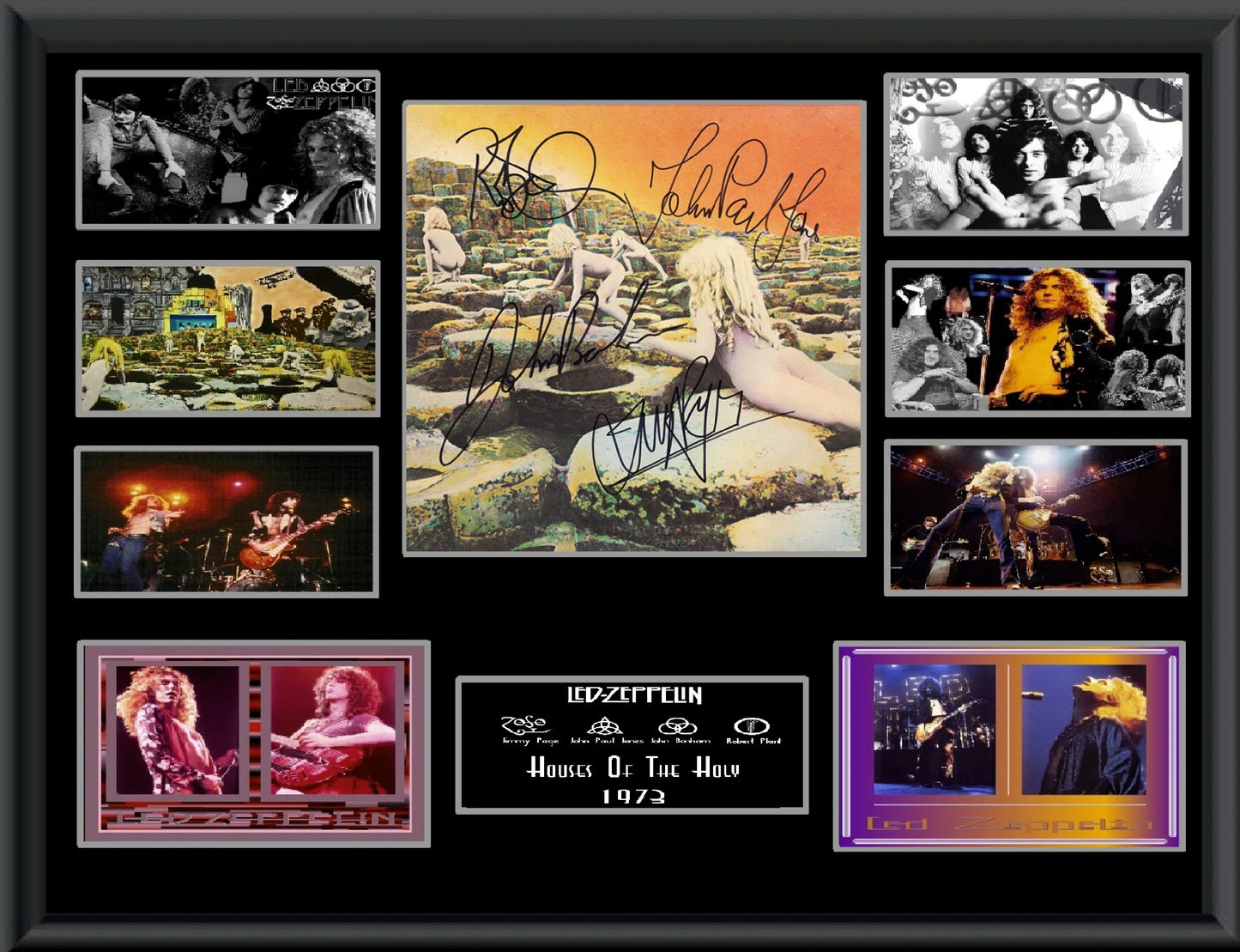 Led Zeppelin Signed Houses Of The Holy LP