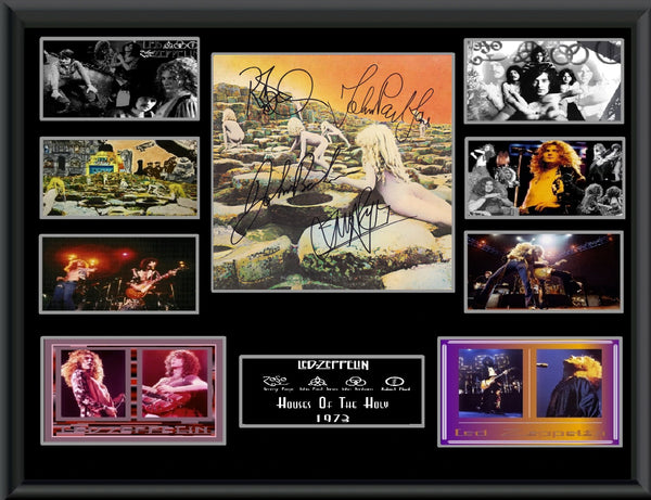 Led Zeppelin Signed Houses Of The Holy LP