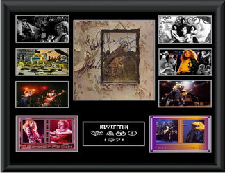 Led Zeppelin Autographed LP loading=