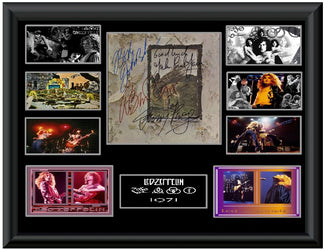 Led Zeppelin Autographed LP loading=