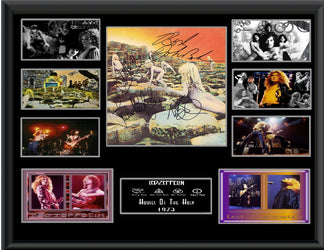 Led Zeppelin Signed Houses Of The Holy LP loading=