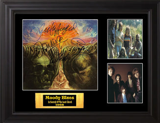 Moody Blues Autographed lp loading=