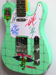 Motley Crue Autographed Guitar - Zion Graphic Collectibles