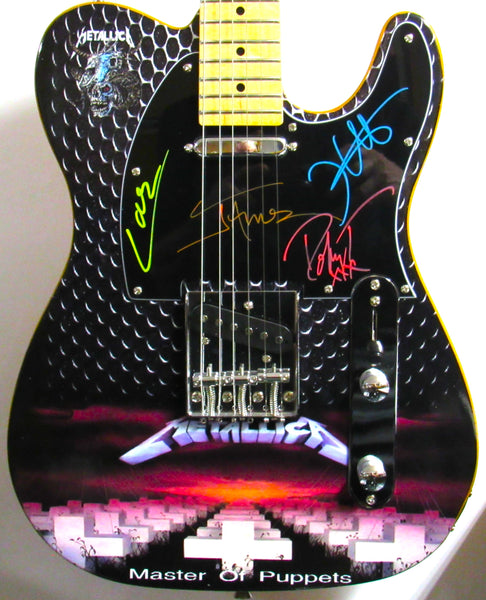 Metallica Band Autographed  Guitar
