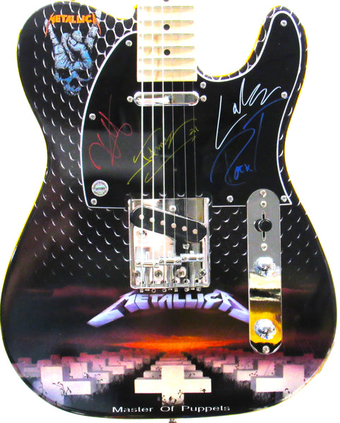 Metallica Band Autographed  Guitar