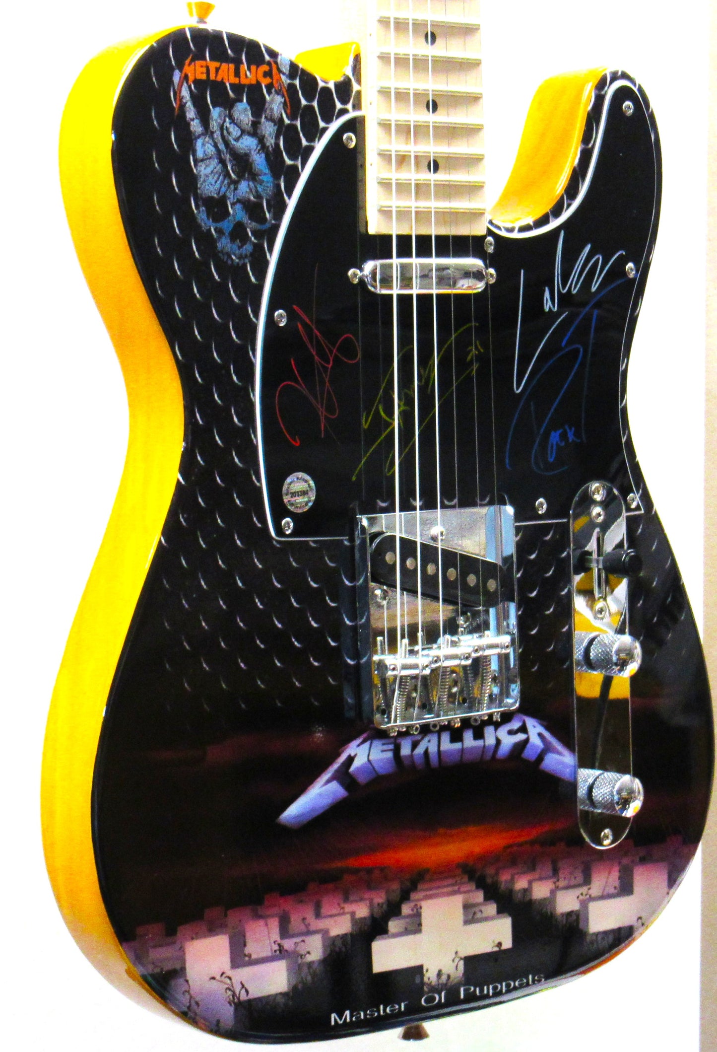 Metallica Band Autographed  Guitar