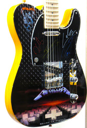 Metallica Band Autographed  Guitar loading=
