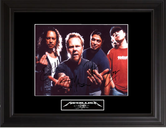 Metallica Autographed Photo - Zion Graphic Collectibles