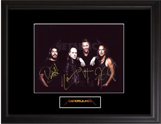 Metallica  Autographed photo - Zion Graphic Collectibles loading=