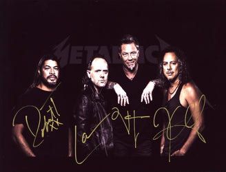 Metallica  Autographed photo - Zion Graphic Collectibles loading=