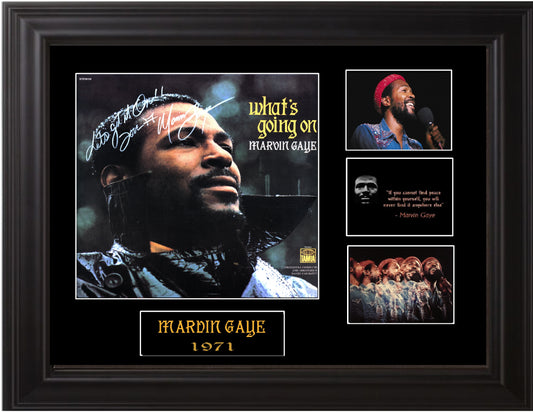 Marvin Gaye Autographed LP - Zion Graphic Collectibles