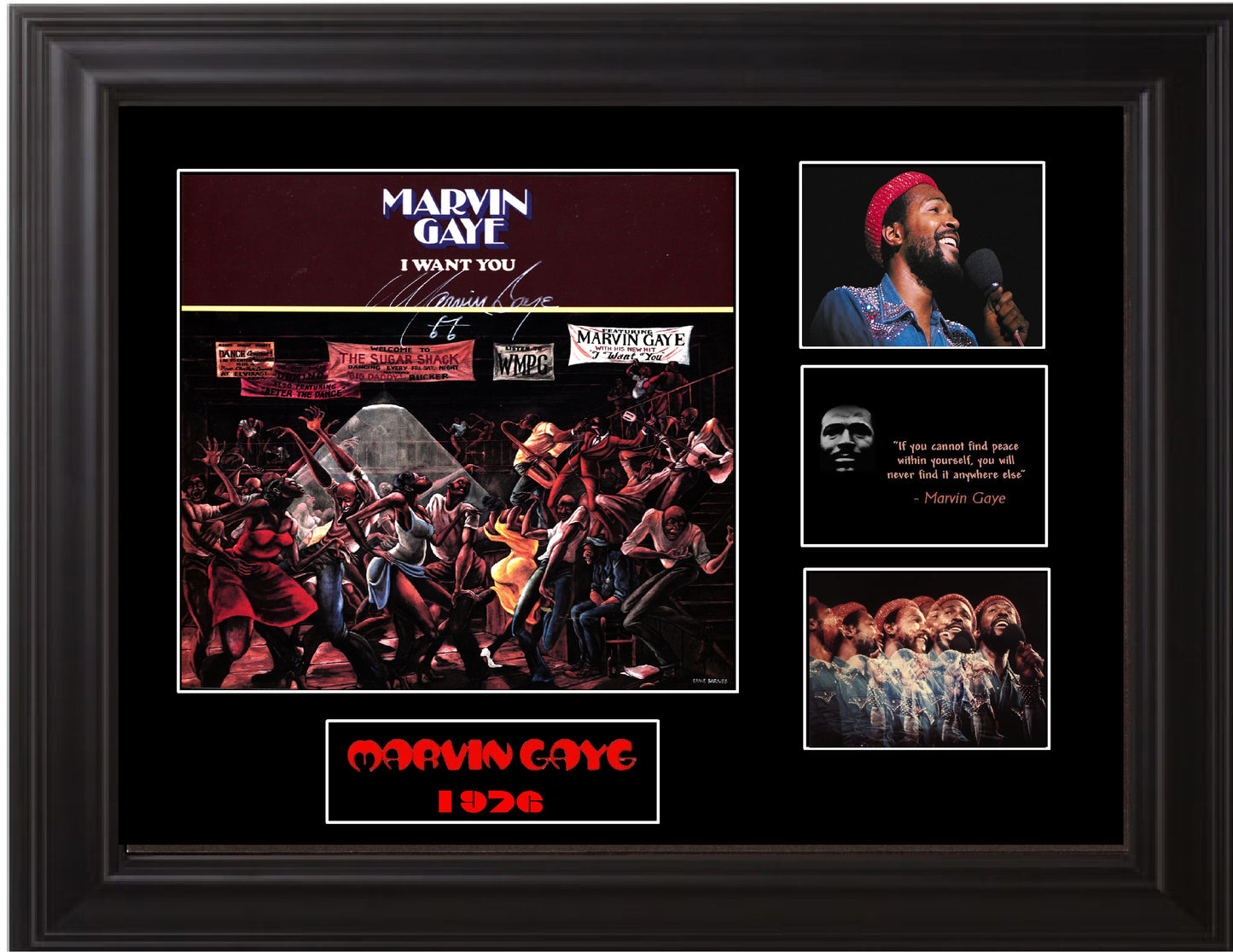 Marvin Gaye Autographed Lp "I Want You"