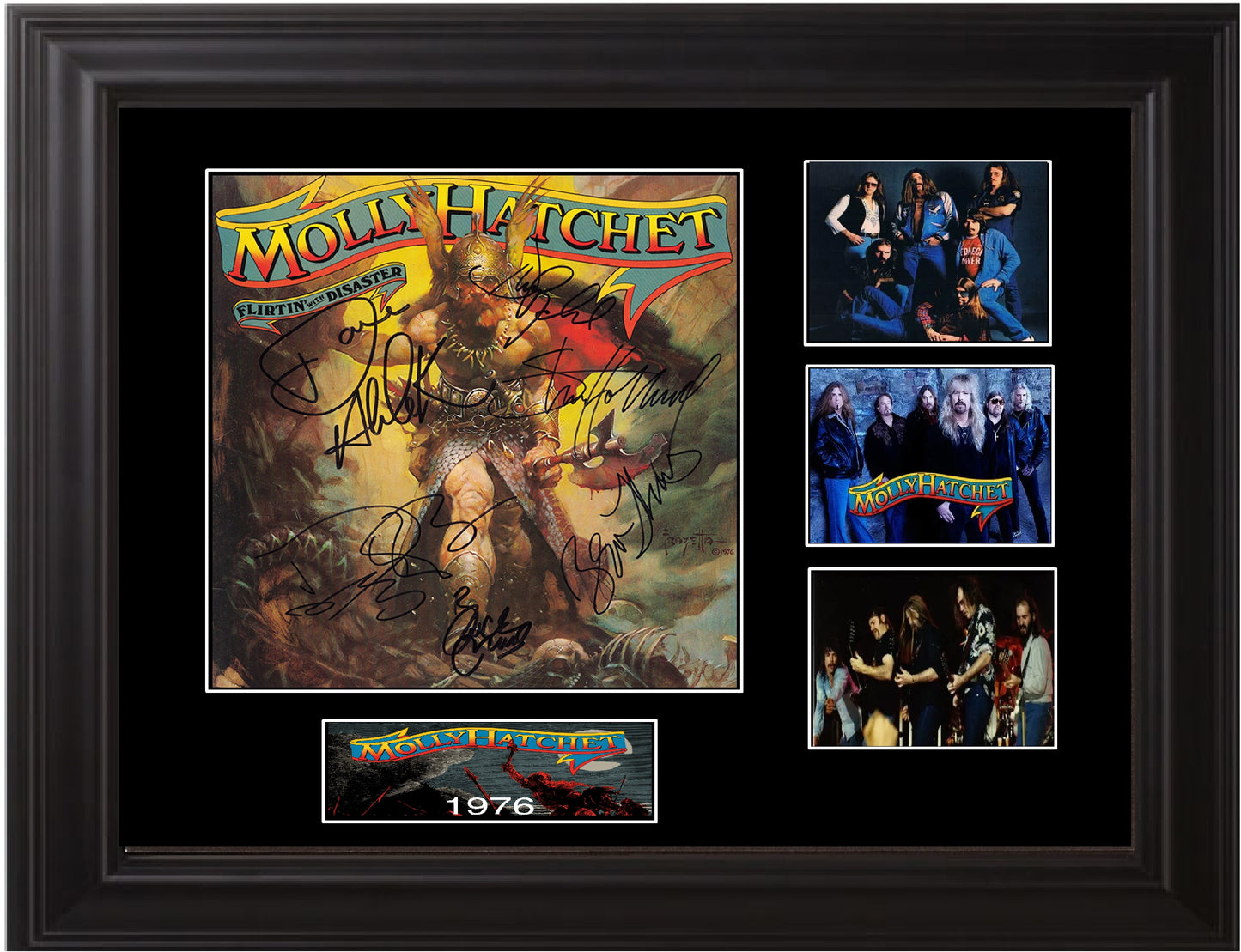 Molly Hatchet Autographed lp