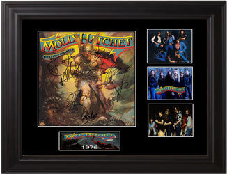 Molly Hatchet Autographed lp loading=