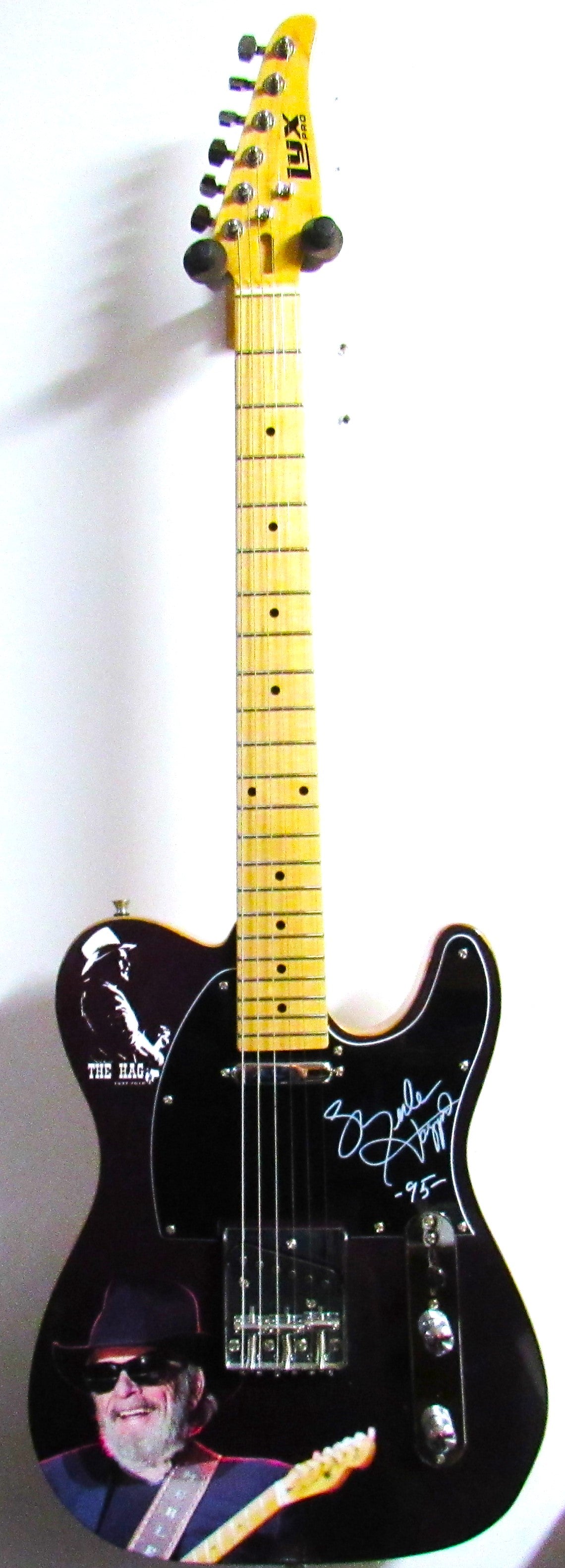 Merle Haggard Autographed Guitar