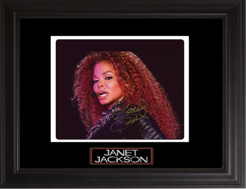 Janet Jackson Autographed Photo | Professionally Framed - Zion Graphic Collectibles