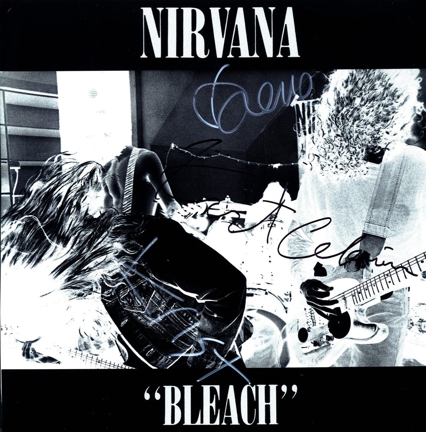 Nirvana Autographed LP