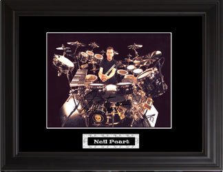 Neil Peart Autographed Photo - Zion Graphic Collectibles