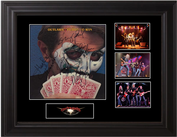 The Outlaws Band Signed Playing To Win Album
