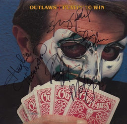 The Outlaws Band Signed Playing To Win Album loading=