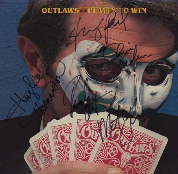 The Outlaws Band Signed Playing To Win Album