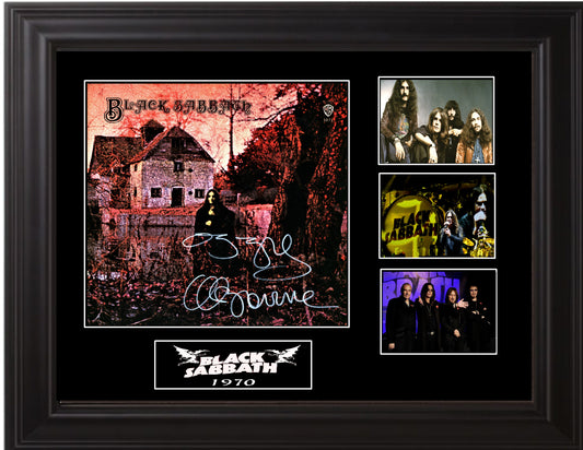Black Sabbath Autographed lp - Zion Graphic Collectibles