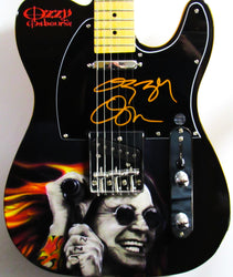 Ozzy Osbourne Autographed Guitar - Zion Graphic Collectibles loading=