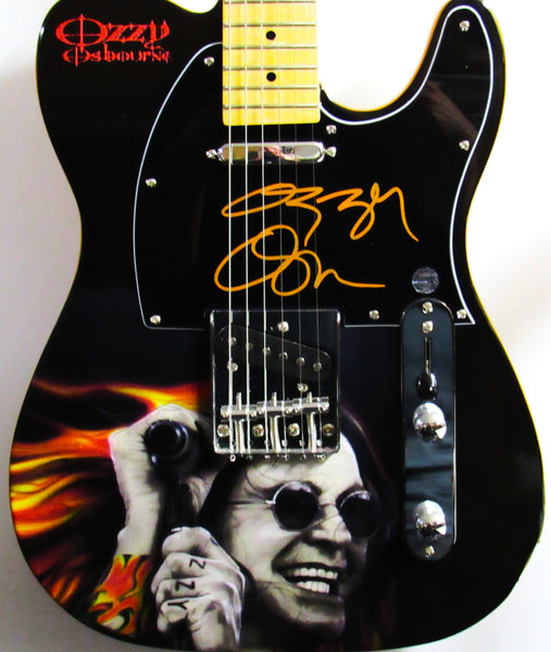 Ozzy Osbourne Autographed Guitar - Zion Graphic Collectibles