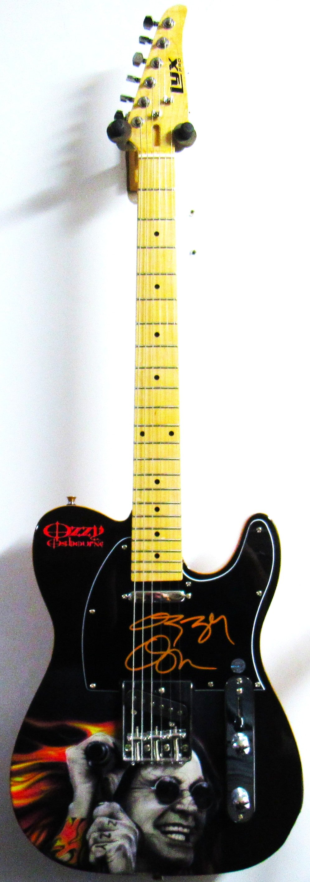 Ozzy Osbourne Autographed Guitar - Zion Graphic Collectibles