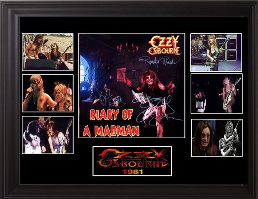 Ozzy Osbourne Autographed LP - Zion Graphic Collectibles