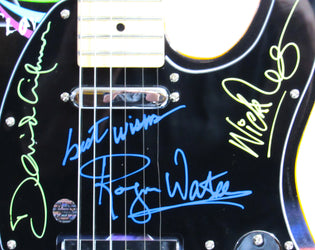 Pink Floyd Autographed Guitar