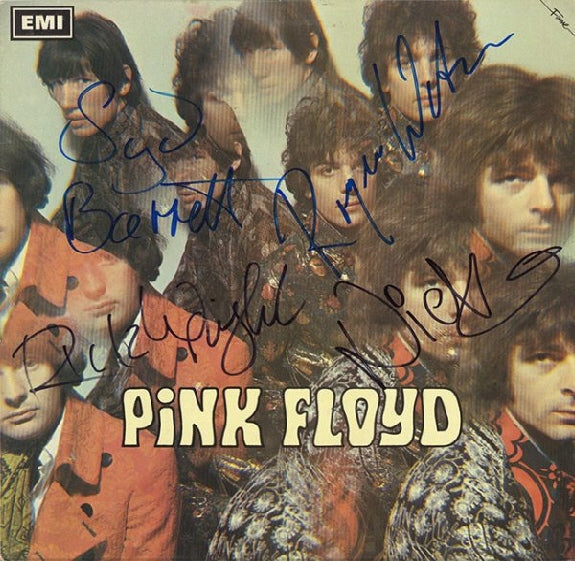 Pink Floyd Autographed LP with Syd Barrett