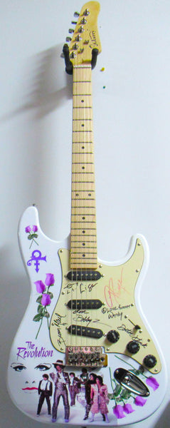 Prince & The Revolution Signed Guitar - Zion Graphic Collectibles