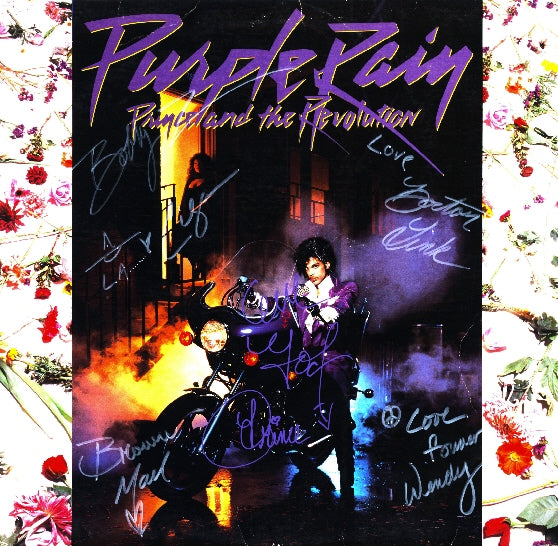 Prince Autographed Album cover