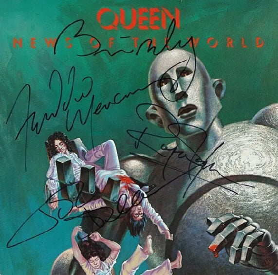 Queen Autographed LP - Zion Graphic Collectibles