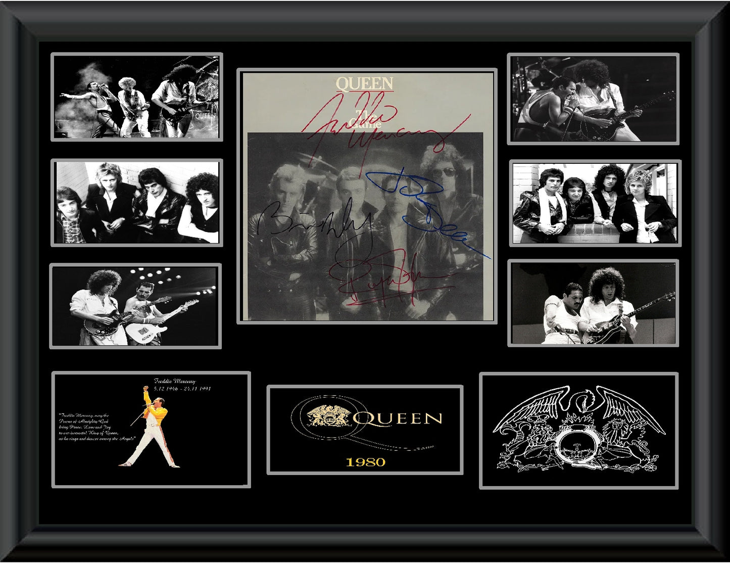 Queen autographed lp