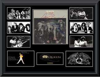 Queen autographed lp loading=