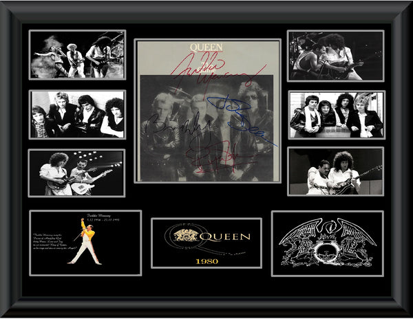Queen autographed lp