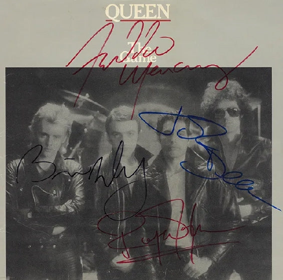 Queen autographed lp
